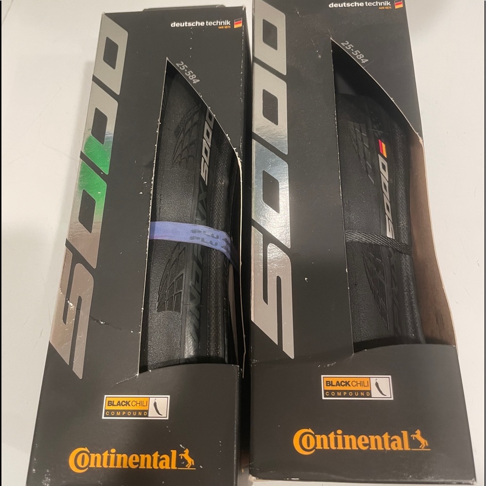 BRAND NEW PAIR (2) Continental Grand Prix 5000 650B X 25 Bike Road Tires